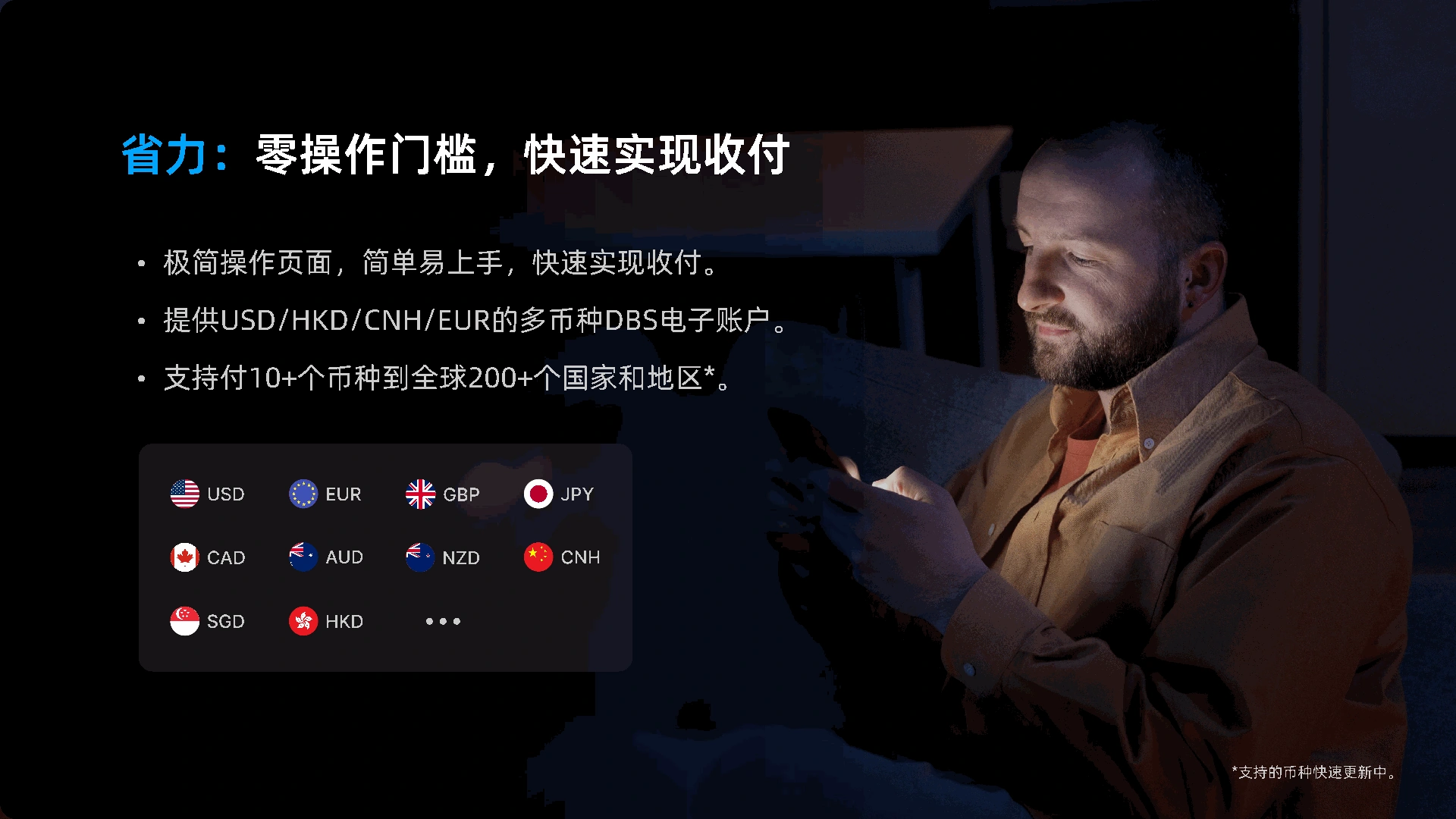 省力：零操作门槛，快速实现收付
